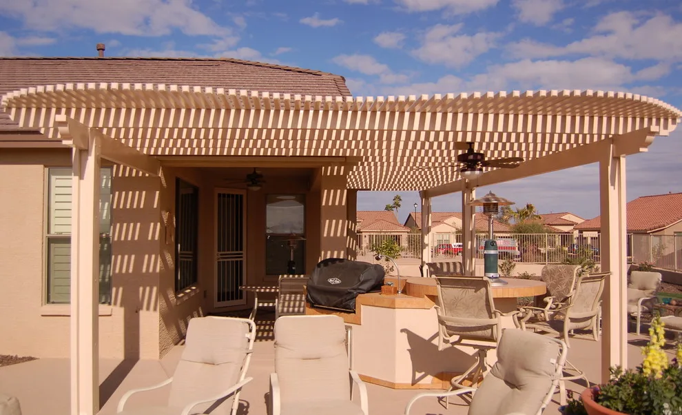 Phoenix Garden Lattice Patio Shade by Booth Built Patio Products - Photo 2