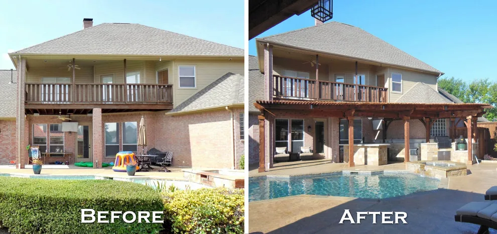 Plano Backyard Transformation by MrZ Contracting - Photo 5