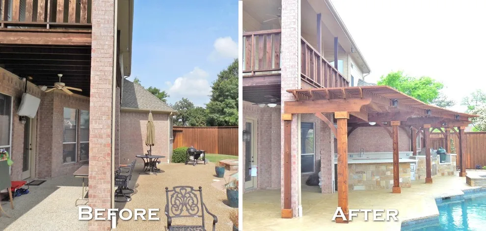 Plano Backyard Transformation by MrZ Contracting - Photo 2