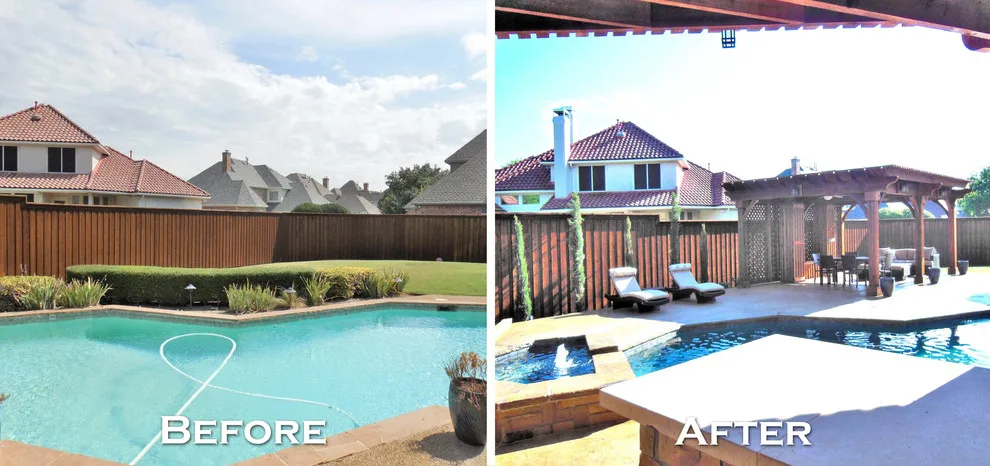 Plano Backyard Transformation by MrZ Contracting - Photo 7