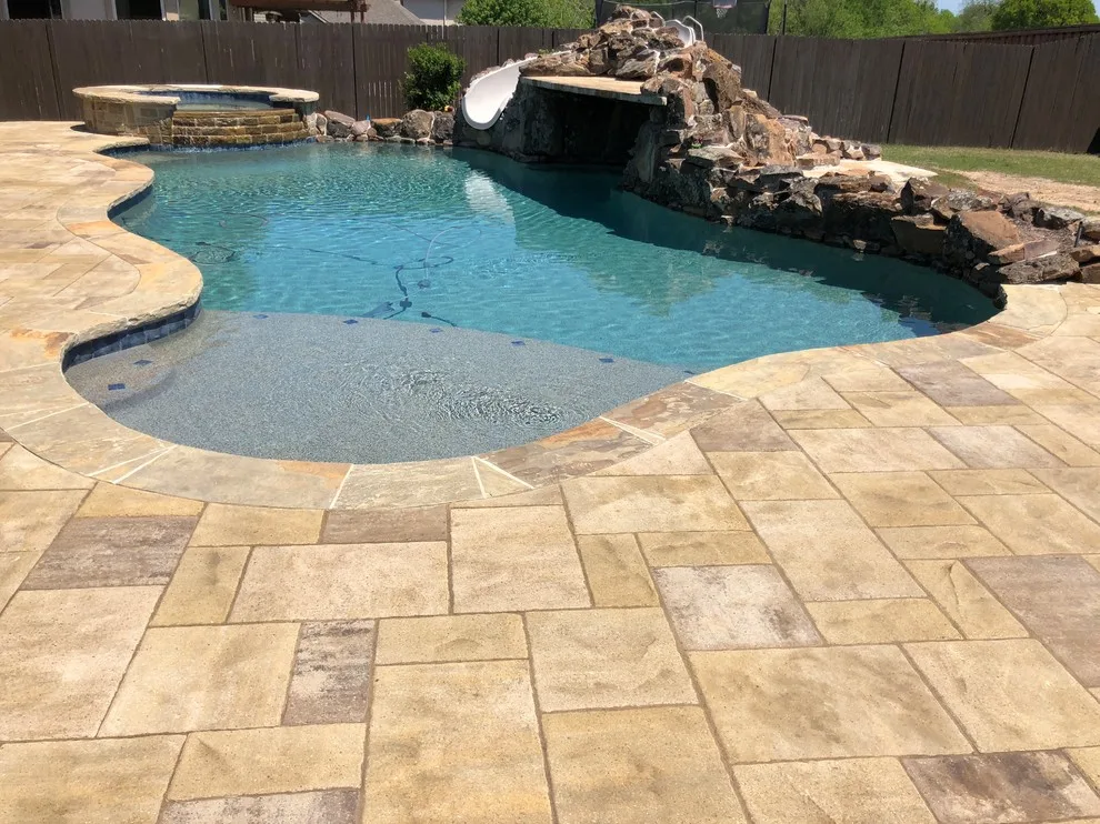 Plano, Grotto, and Large Pool Slide by Ortus Exteriors - Photo 6