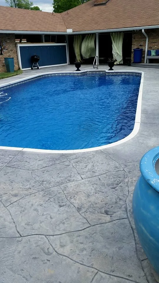 Swimming area platform by Vermillion Decorative Concrete - Photo 2