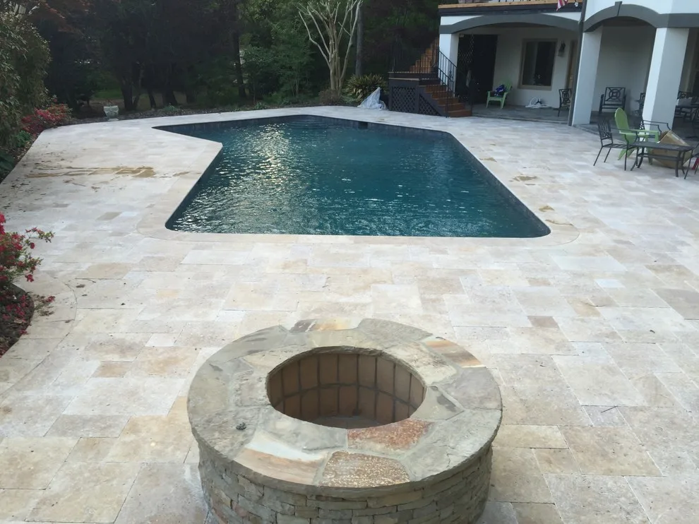 Swimming Area Patios by Premier Stone Outdoor Living - Photo 4