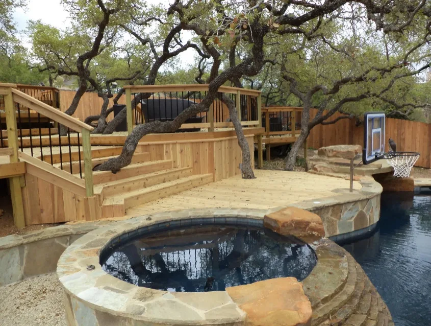 Swimming Area Patios by Quality Custom Decks - Photo 24
