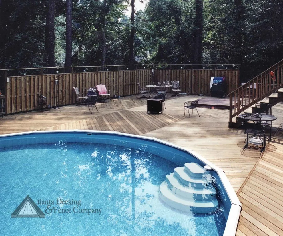 Swimming Pool Patios by Atlanta Decking & Fence Co., Inc. - Photo 4