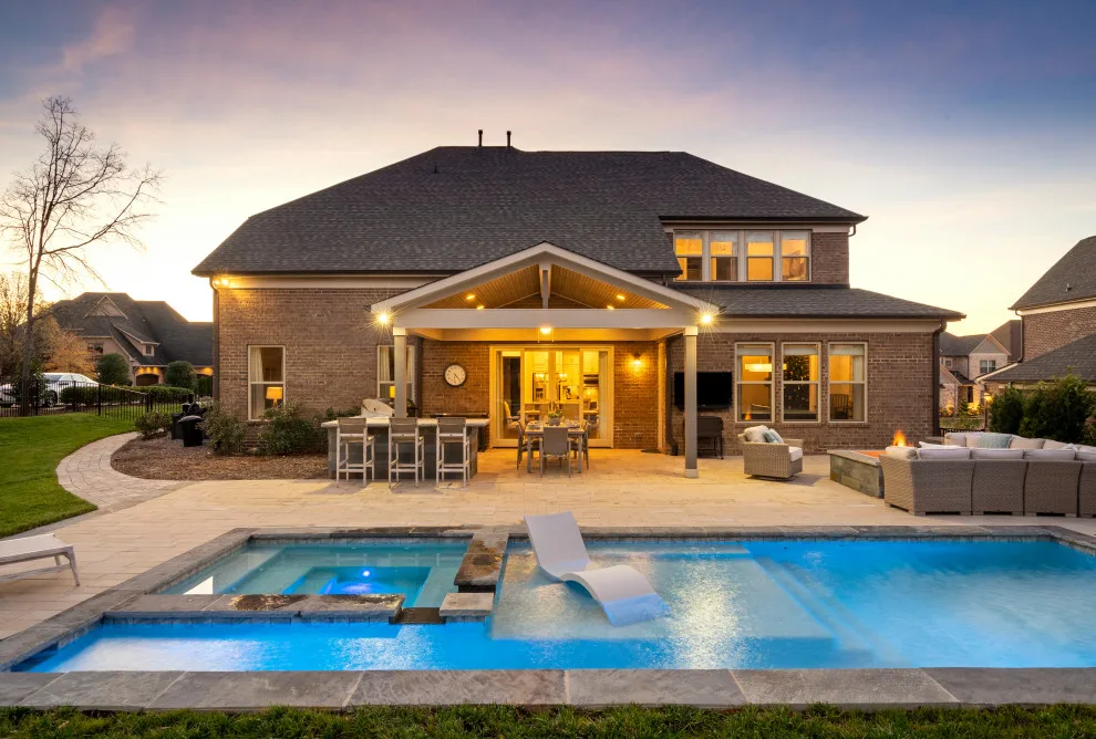 Outdoor Oasis with Swimming Pool and Culinary Area by The Stone Man - Photo 2