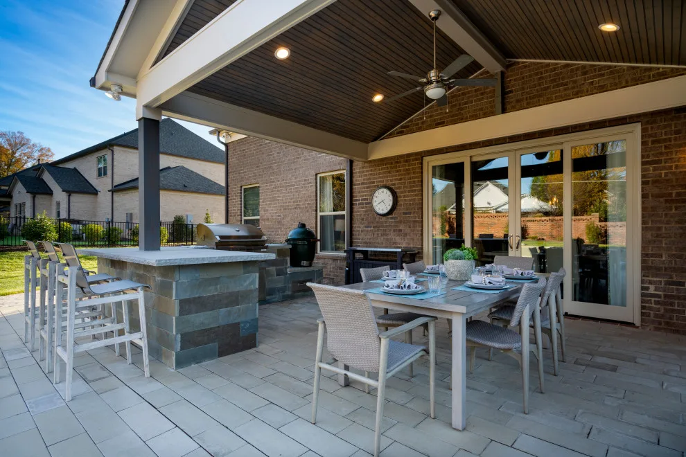 Outdoor Oasis with Swimming Pool and Culinary Area by The Stone Man - Photo 6
