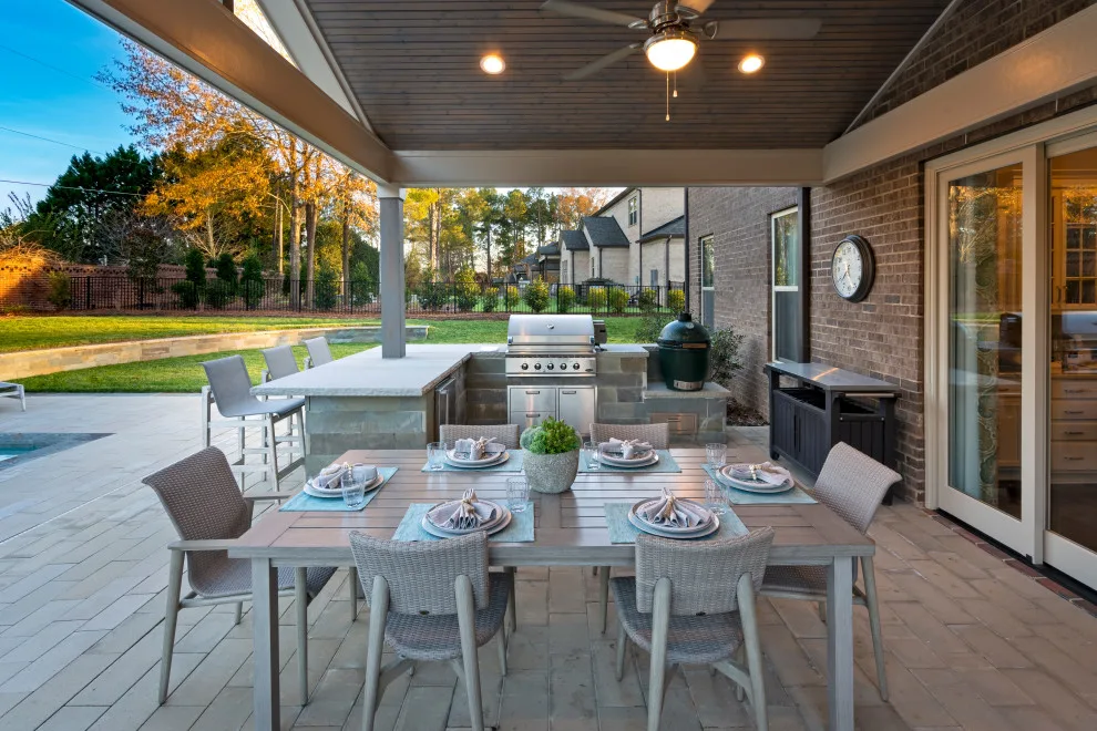 Outdoor Oasis with Swimming Pool and Culinary Area by The Stone Man - Photo 13