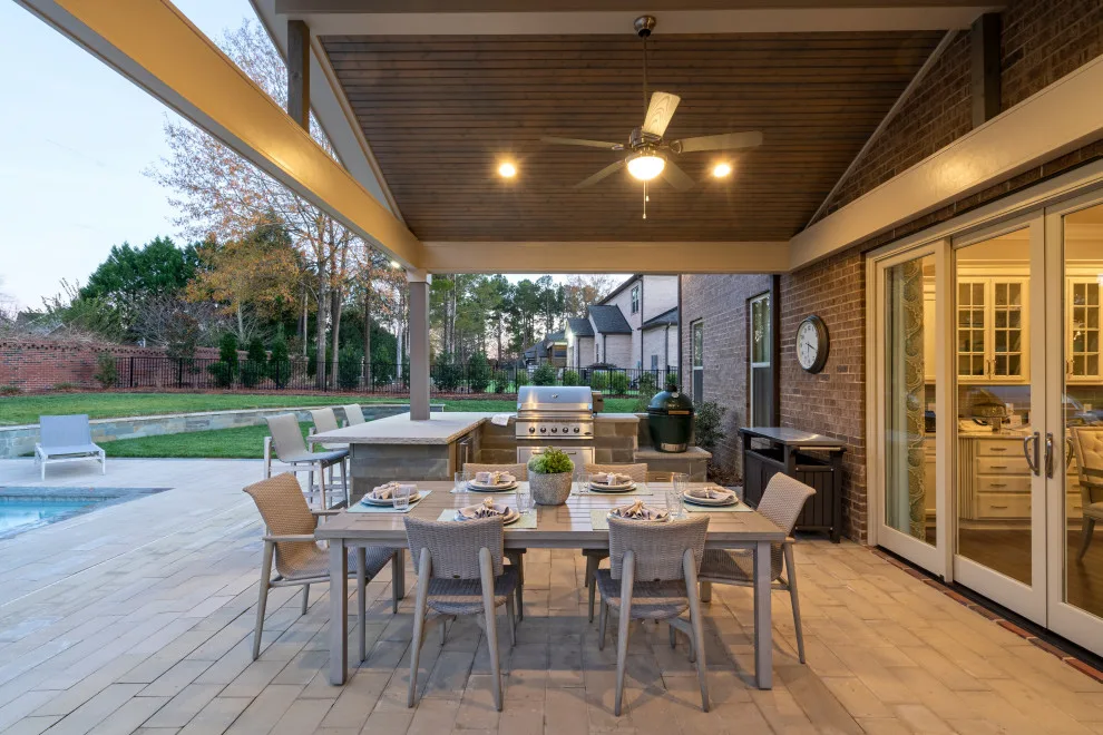 Outdoor Oasis with Swimming Pool and Culinary Area by The Stone Man - Photo 5