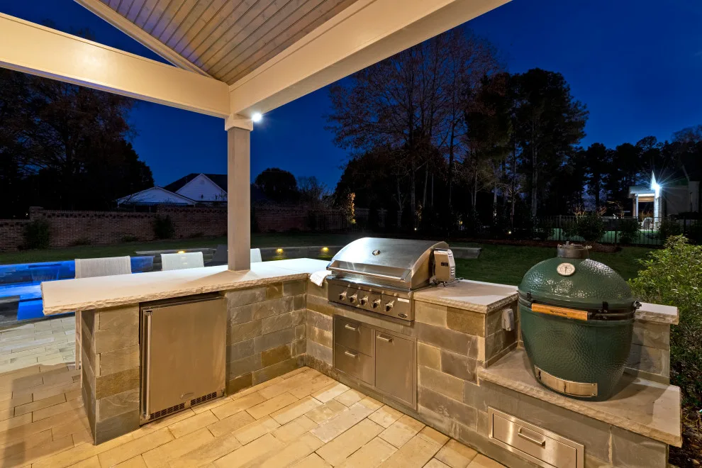 Outdoor Oasis with Swimming Pool and Culinary Area by The Stone Man - Photo 8