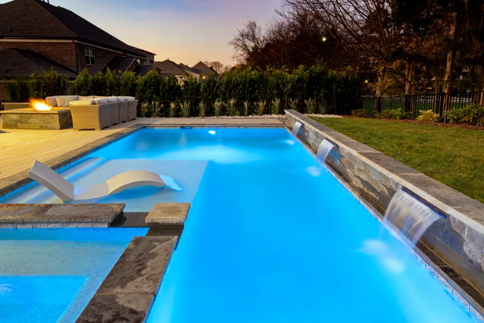 Outdoor Oasis with Swimming Pool and Culinary Area by The Stone Man - Photo 10