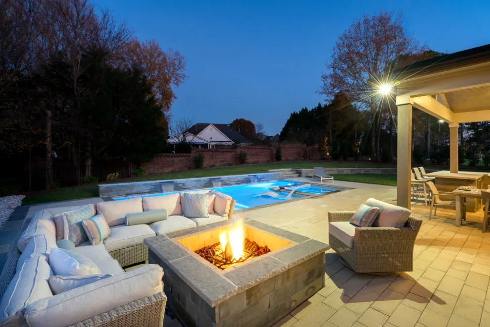 Outdoor Oasis with Swimming Pool and Culinary Area by The Stone Man - Photo 7