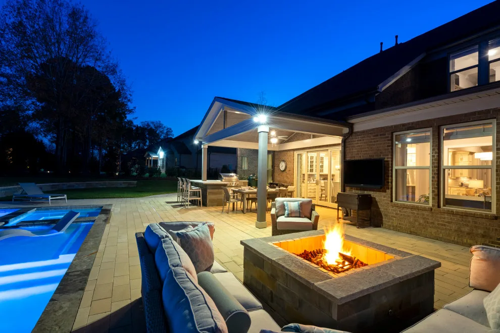 Outdoor Oasis with Swimming Pool and Culinary Area by The Stone Man - Photo 14