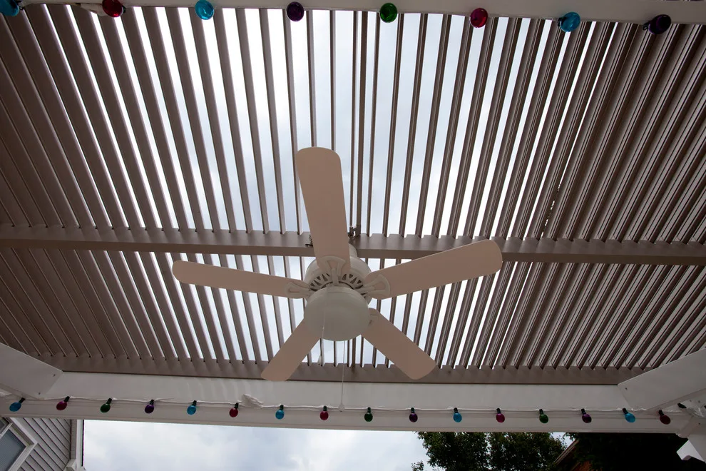 Louvered Roof Patio Cover for Poolside by American Louvered Roof Systems - Photo 7