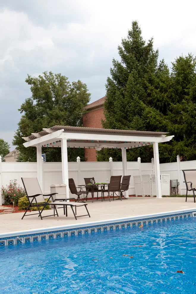 Louvered Roof Patio Cover for Poolside by American Louvered Roof Systems - Photo 2
