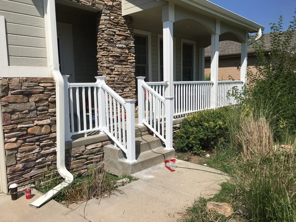 Porch Composite Post and Railing Renovation by Sterling Pride Construction LLC - Photo 3