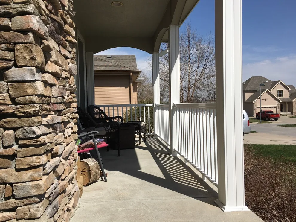 Porch Composite Post and Railing Renovation by Sterling Pride Construction LLC - Photo 4