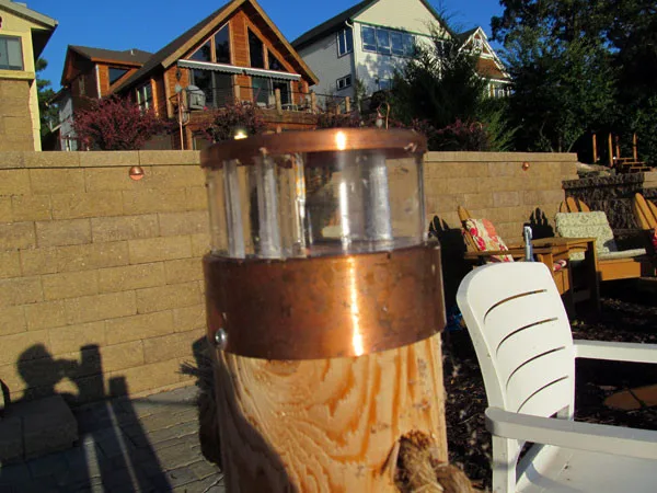 Illuminated Deck Post Caps with Low Voltage Lighting by Moonlight Decks LLC - Photo 4