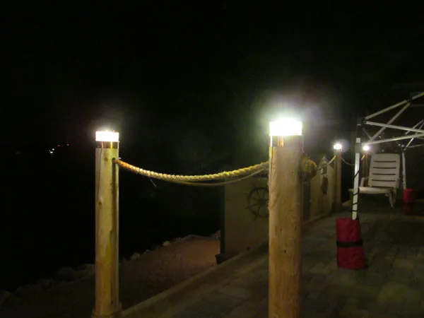 Illuminated Deck Post Caps with Low Voltage Lighting by Moonlight Decks LLC - Photo 6