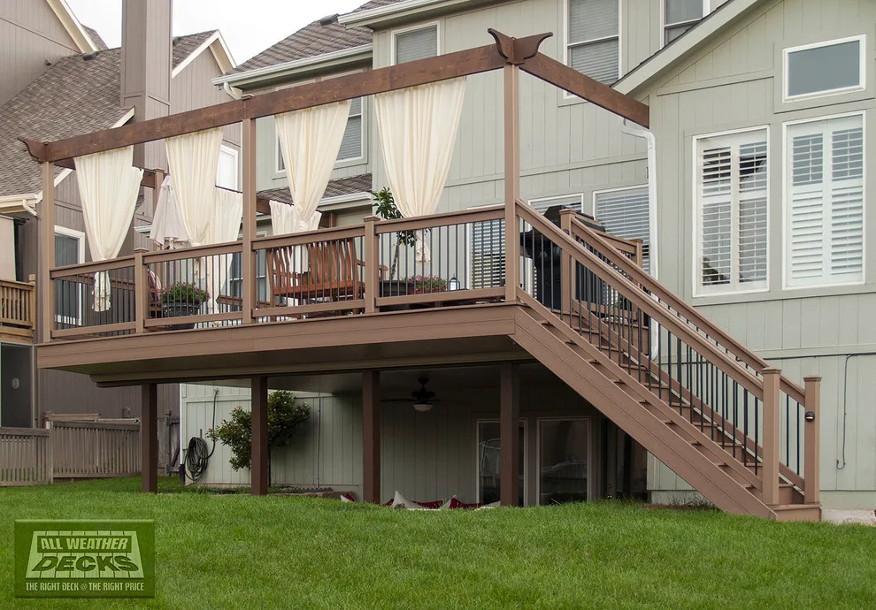 Pritchard - Evergrain composite decking project in Leawood, Kansas by Moonlight Decks LLC - Photo 2