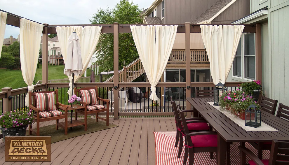 Pritchard - Evergrain composite decking project in Leawood, Kansas by Moonlight Decks LLC - Photo 7