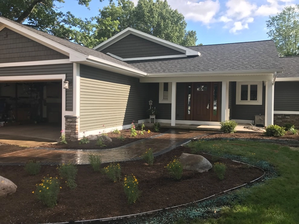 Front Entry Way Paver Walkway Grand Rapids, MI by Platinum Ponds & Landscaping - Photo 15