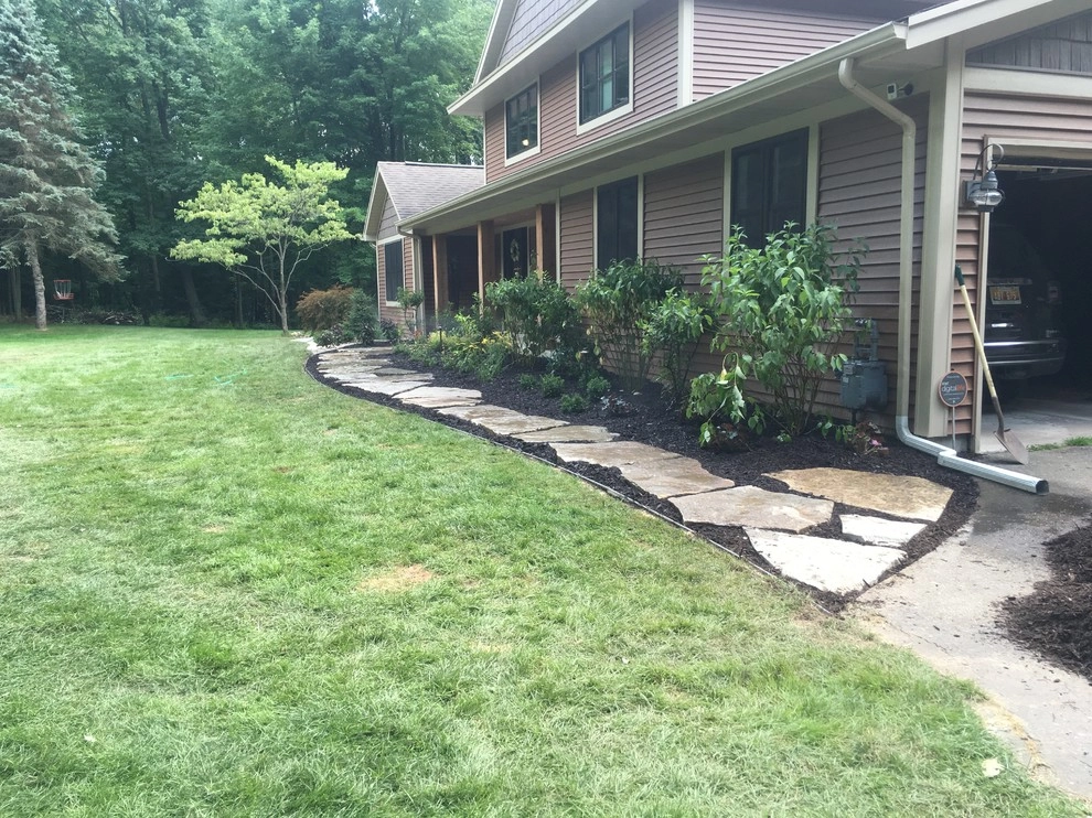 New Landscape Design, Front and Backyard Pathways, Landscape Lighting by Platinum Ponds & Landscaping - Photo 2