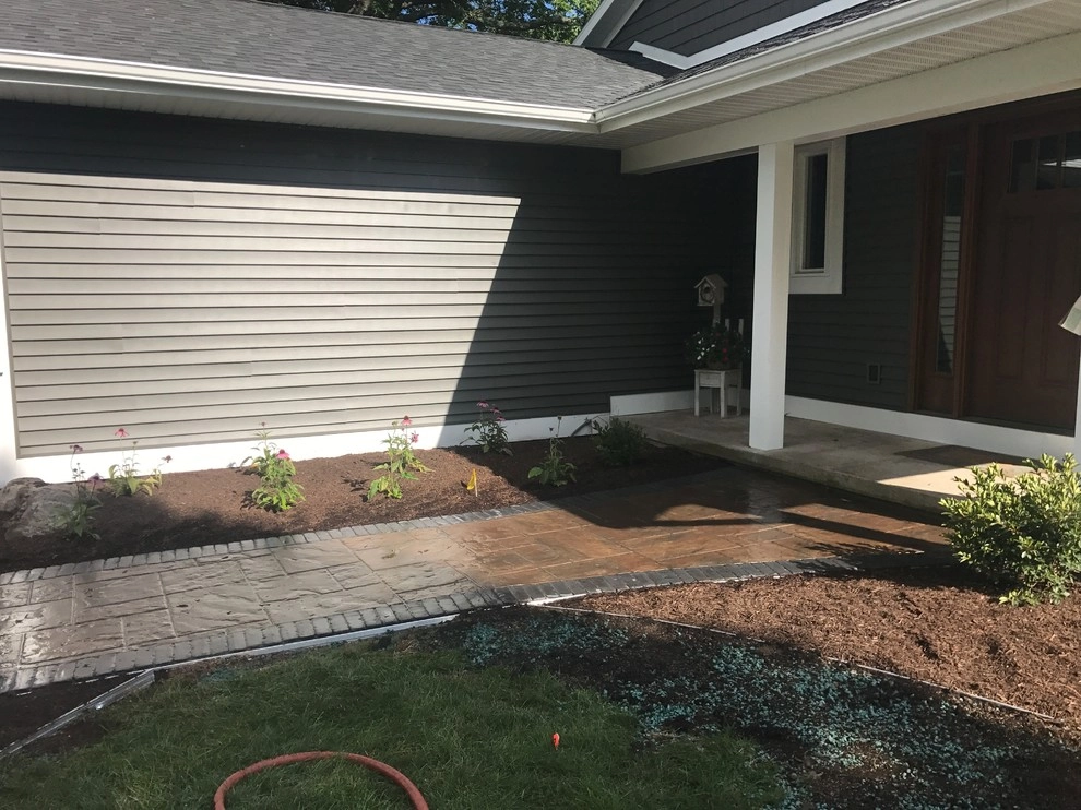Front Entry Way Paver Walkway Grand Rapids, MI by Platinum Ponds & Landscaping - Photo 4