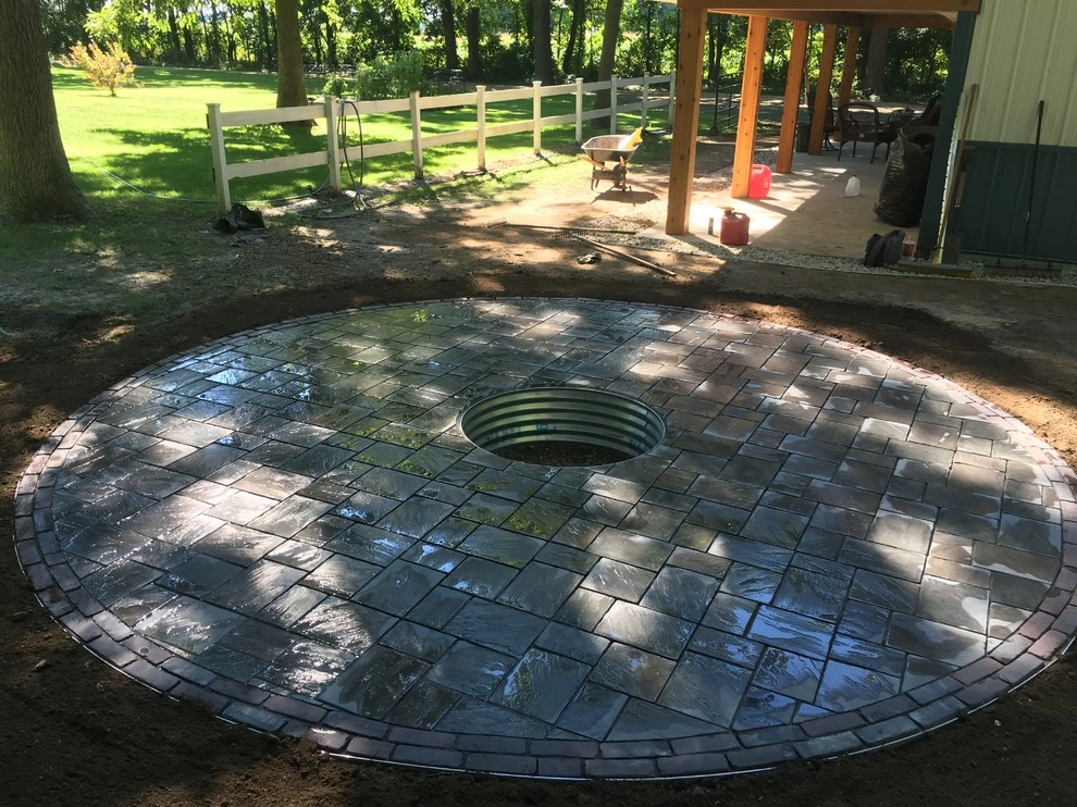 Fire Pit Installation Kalamazoo, MI by Platinum Ponds & Landscaping - Photo 4
