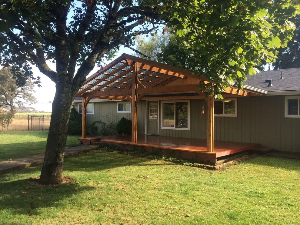 Gabled Patio Canopies by T & J Woodworks, Inc. - Photo 12