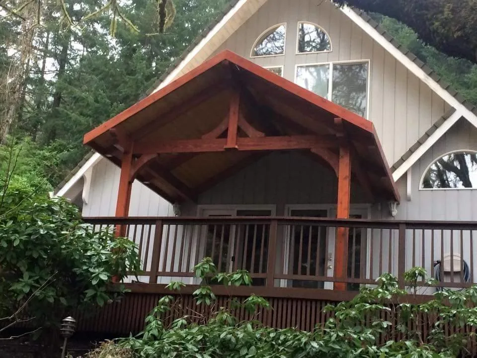 Gabled Patio Canopies by T & J Woodworks, Inc. - Photo 28