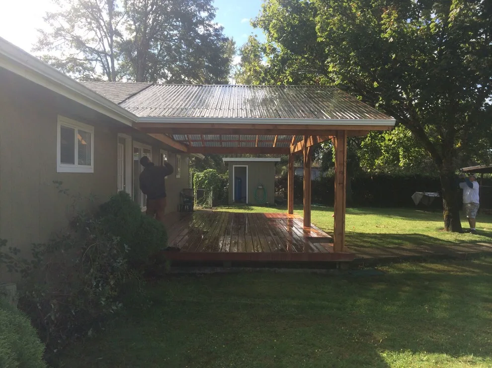 Gabled Patio Canopies by T & J Woodworks, Inc. - Photo 15