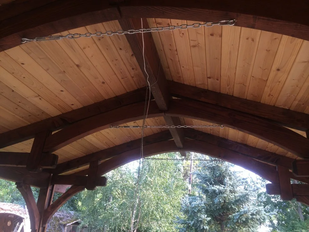Gabled Patio Canopies by T & J Woodworks, Inc. - Photo 6