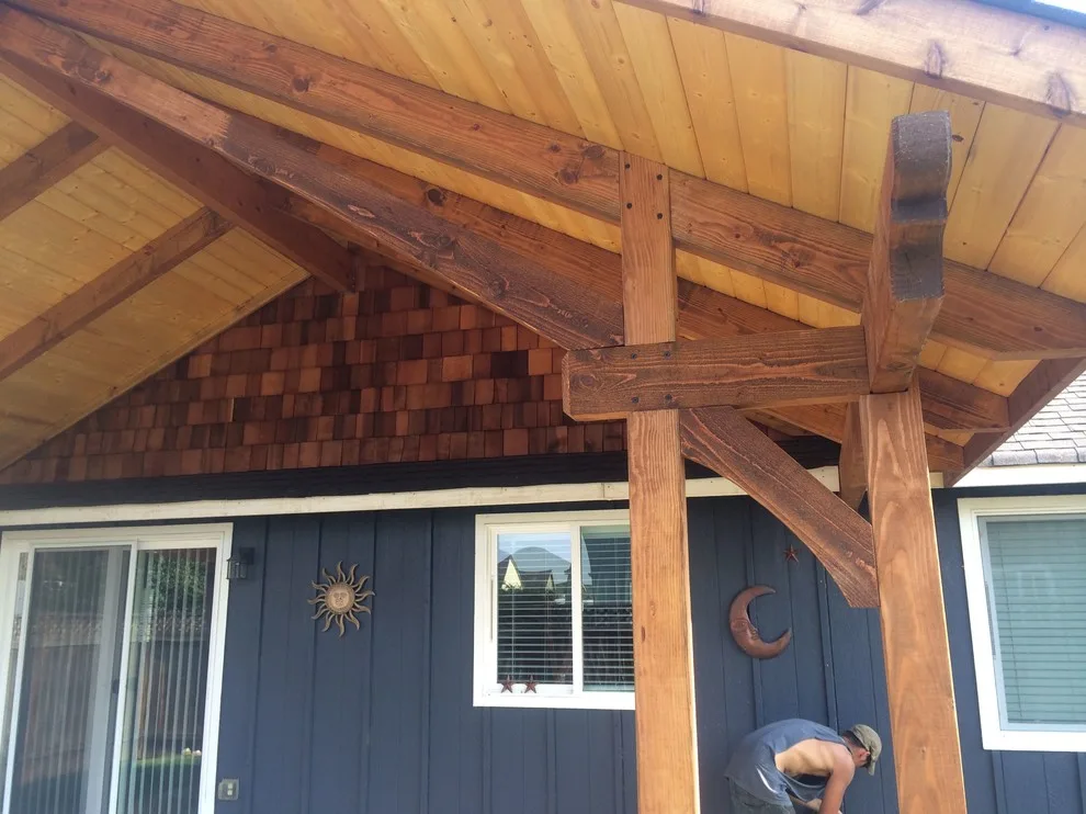 Gabled Patio Canopies by T & J Woodworks, Inc. - Photo 30