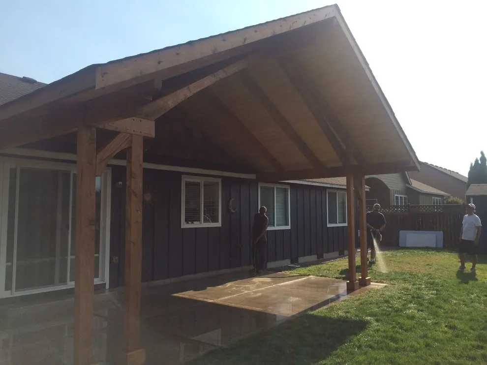 Gabled Patio Canopies by T & J Woodworks, Inc. - Photo 10