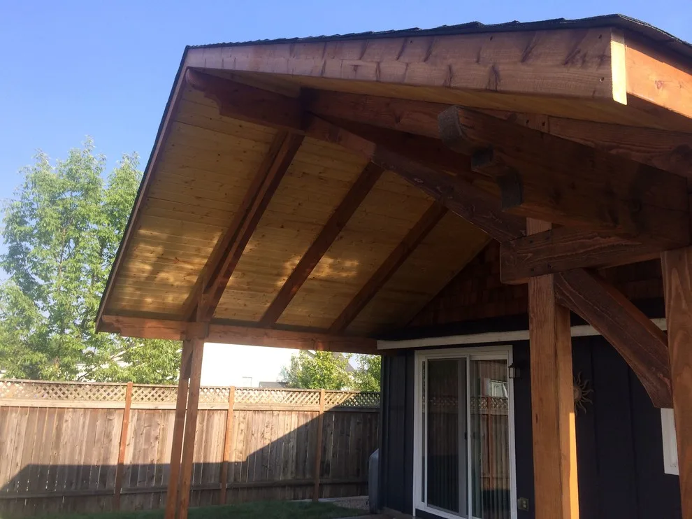 Gabled Patio Canopies by T & J Woodworks, Inc. - Photo 27