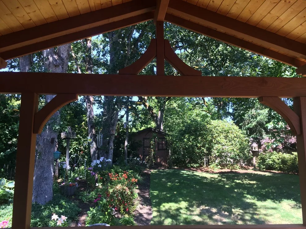 Gabled Patio Canopies by T & J Woodworks, Inc. - Photo 9