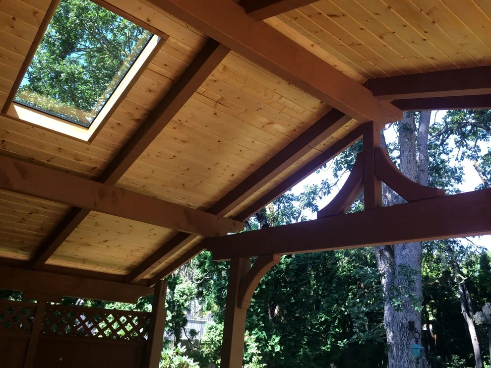 Gabled Patio Canopies by T & J Woodworks, Inc. - Photo 5