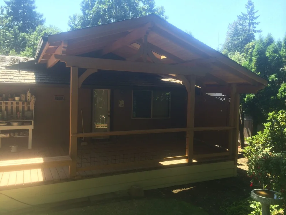 Gabled Patio Canopies by T & J Woodworks, Inc. - Photo 2