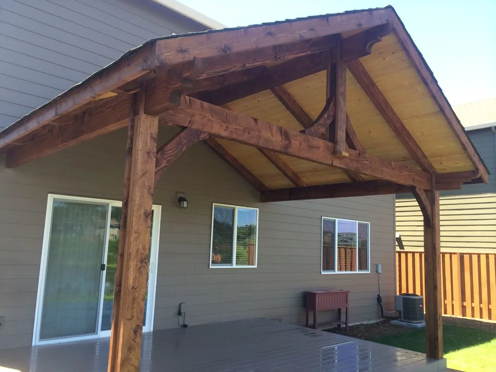 Gabled Patio Canopies by T & J Woodworks, Inc. - Photo 21
