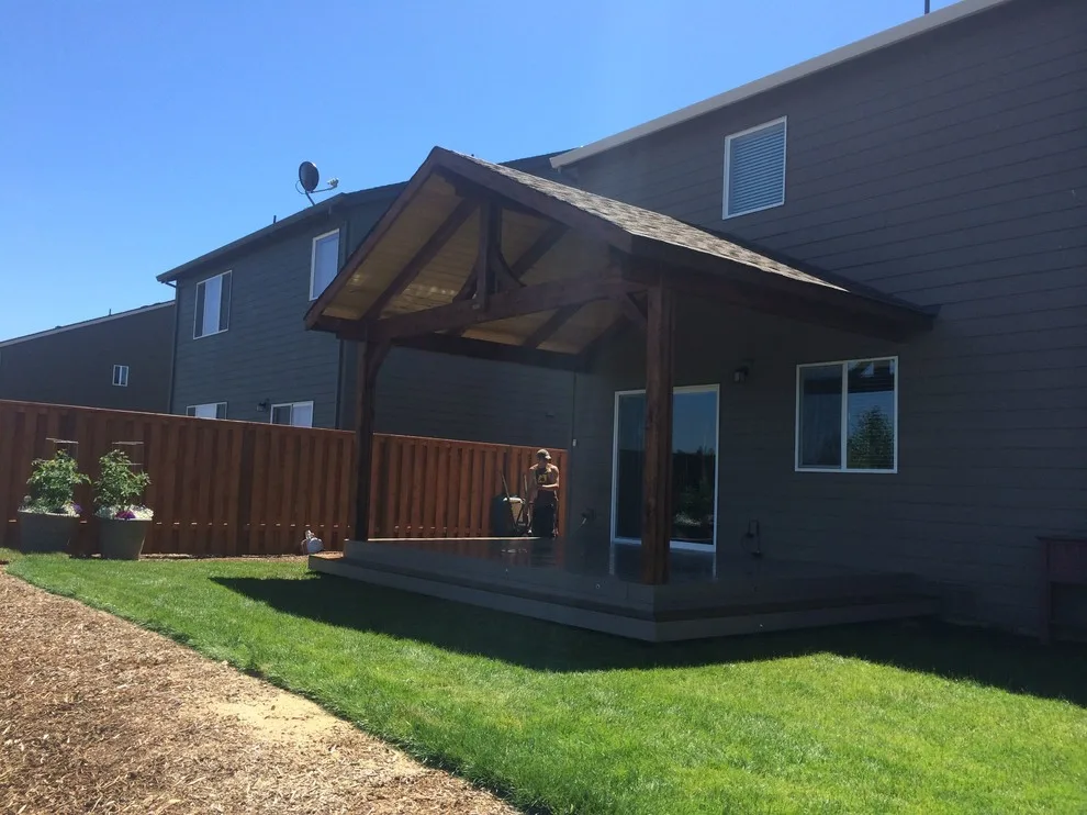 Gabled Patio Canopies by T & J Woodworks, Inc. - Photo 18