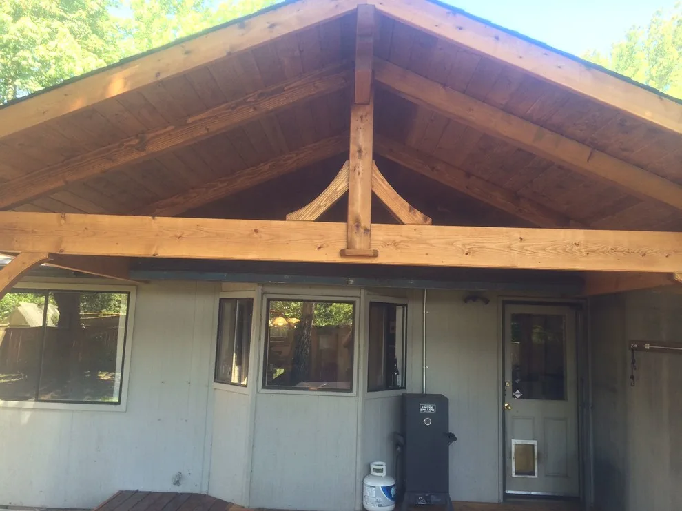 Gabled Patio Canopies by T & J Woodworks, Inc. - Photo 14