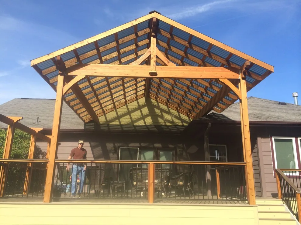 Gabled Patio Canopies by T & J Woodworks, Inc. - Photo 3