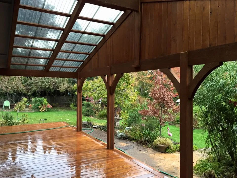 Gabled Patio Canopies by T & J Woodworks, Inc. - Photo 13