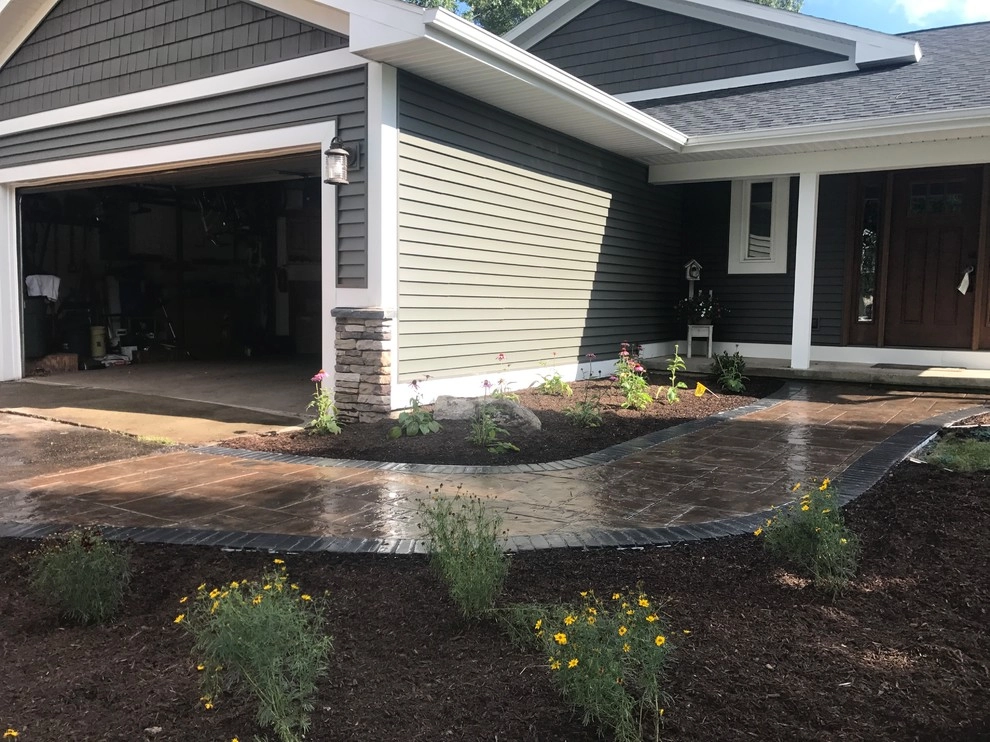 Front Entry Way Paver Walkway Grand Rapids, MI by Platinum Ponds & Landscaping - Photo 19