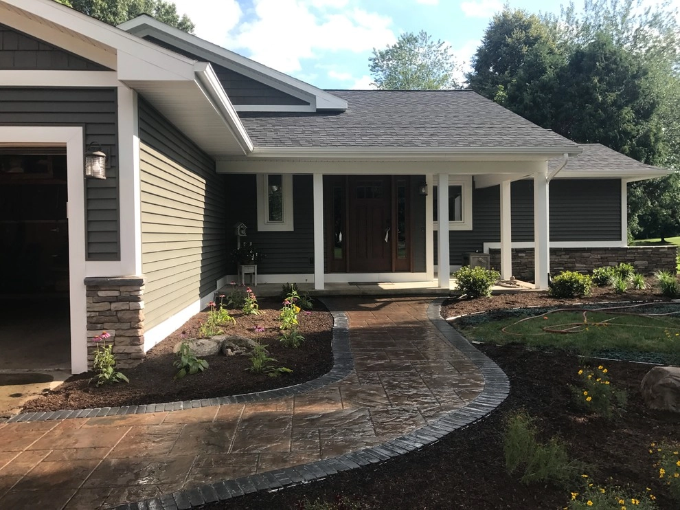 Front Entry Way Paver Walkway Grand Rapids, MI by Platinum Ponds & Landscaping - Photo 18
