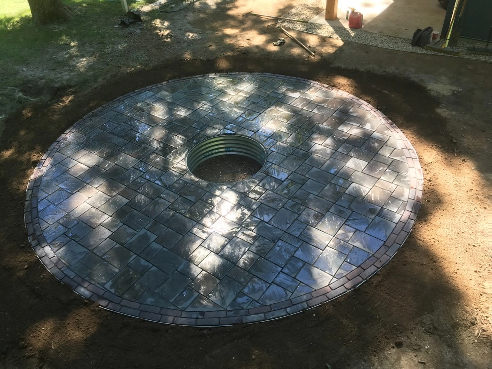 Fire Pit Installation Kalamazoo, MI by Platinum Ponds & Landscaping - Photo 2
