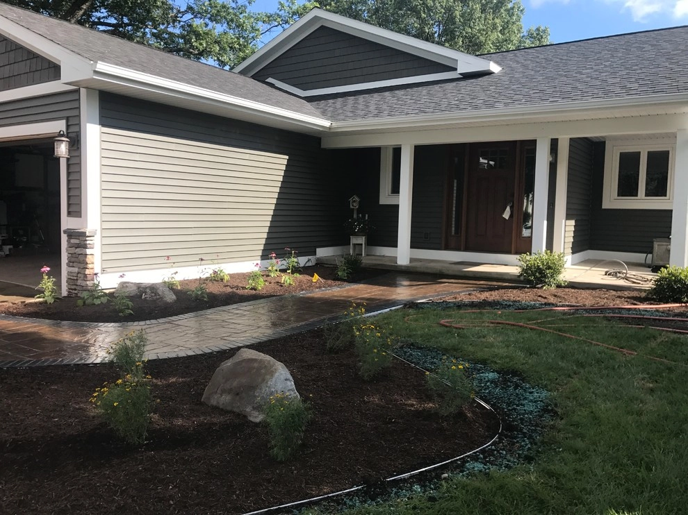 Front Entry Way Paver Walkway Grand Rapids, MI by Platinum Ponds & Landscaping - Photo 5