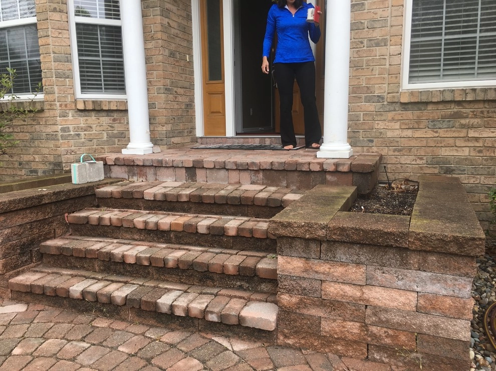 Landscape Front Entry Door Steps Grand Rapids, MI by Platinum Ponds & Landscaping - Photo 4