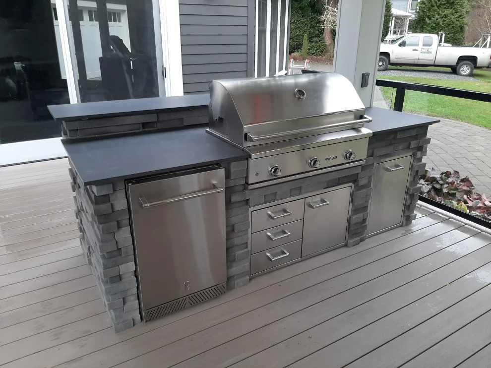 Game-Ready Fireplace and Outdoor Kitchen by Eagle Outdoor Living LLC - Photo 2